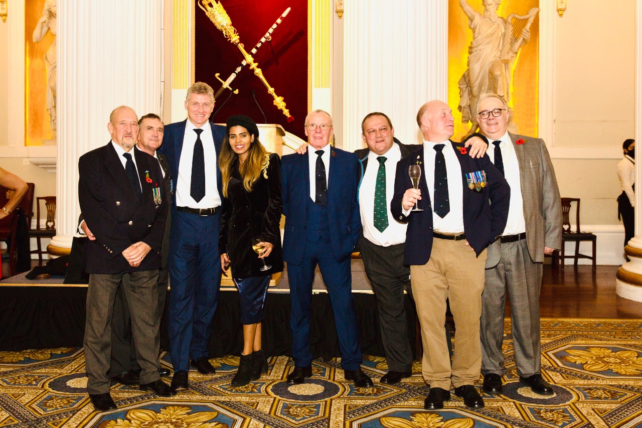 A UK Royal treat for the “Indian Princess Sanjuna Madonakendi” at the HM Royal Marines Mountbatten Music Festival.