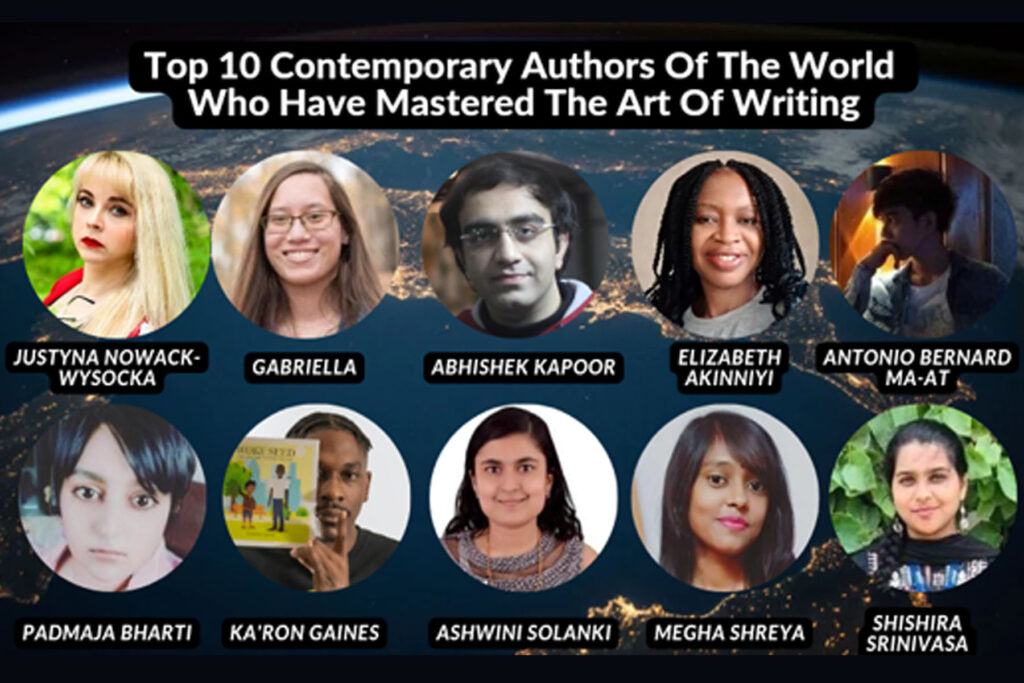 Top Ten Contemporary Authors of the World who have Mastered the Art of writingTop Ten Contemporary Authors of the World who have Mastered the Art of writing