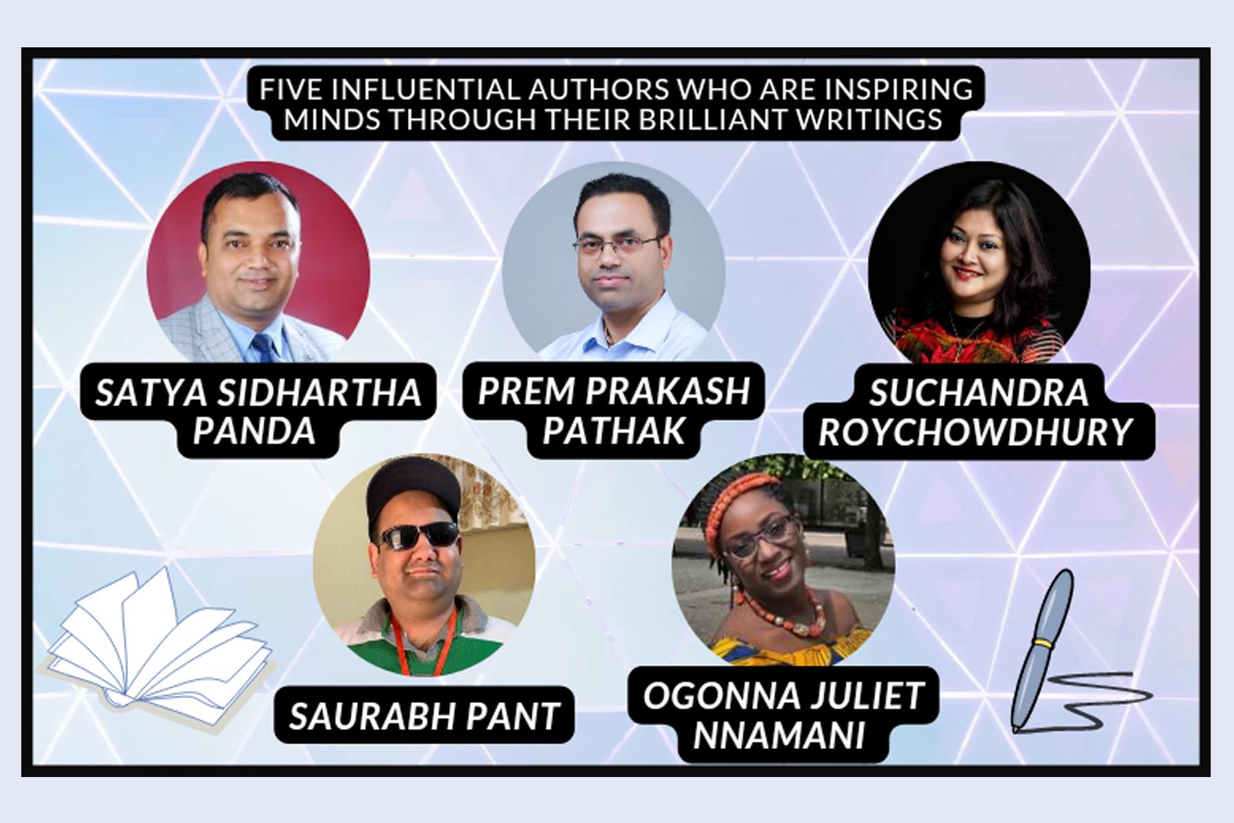 Five influential authors who are inspiring minds through their brilliant writings