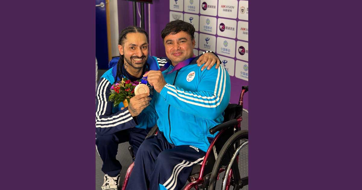 Powerlifter Ashok bags bronze medal at Asia Para Games 2023; makes his coach and India proud.