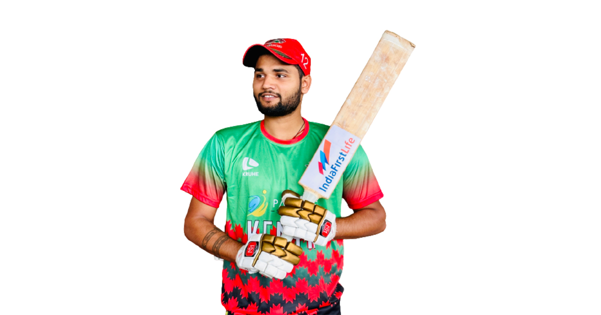 Kenyan Cricket Star Pushkar Sharma, Kenyan National Team, Kenya's Cricket Talent, Pushkar Sharma, Namibia, IndiaFirst Life Insurance, (2)