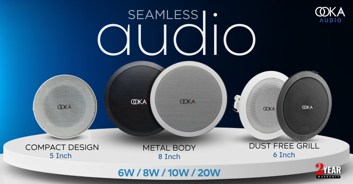 Revolutionizing Retail Audio Ooka Audio's NextGen Ceiling Speakers