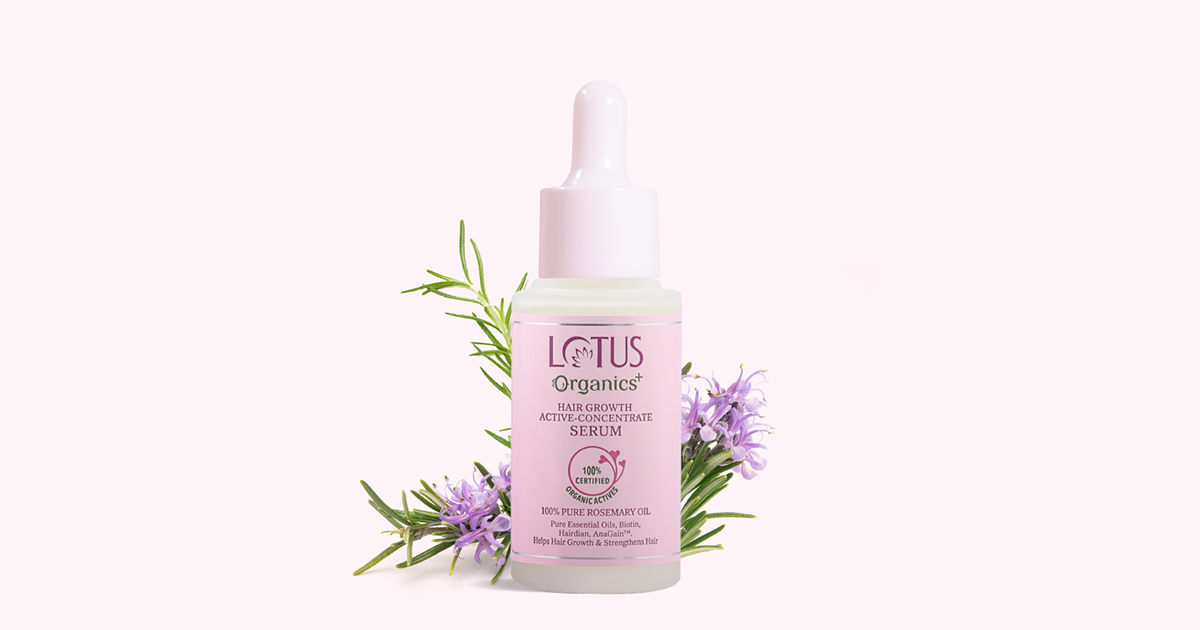 Lotus Organics+ Hair Growth Active Concentrate Serum