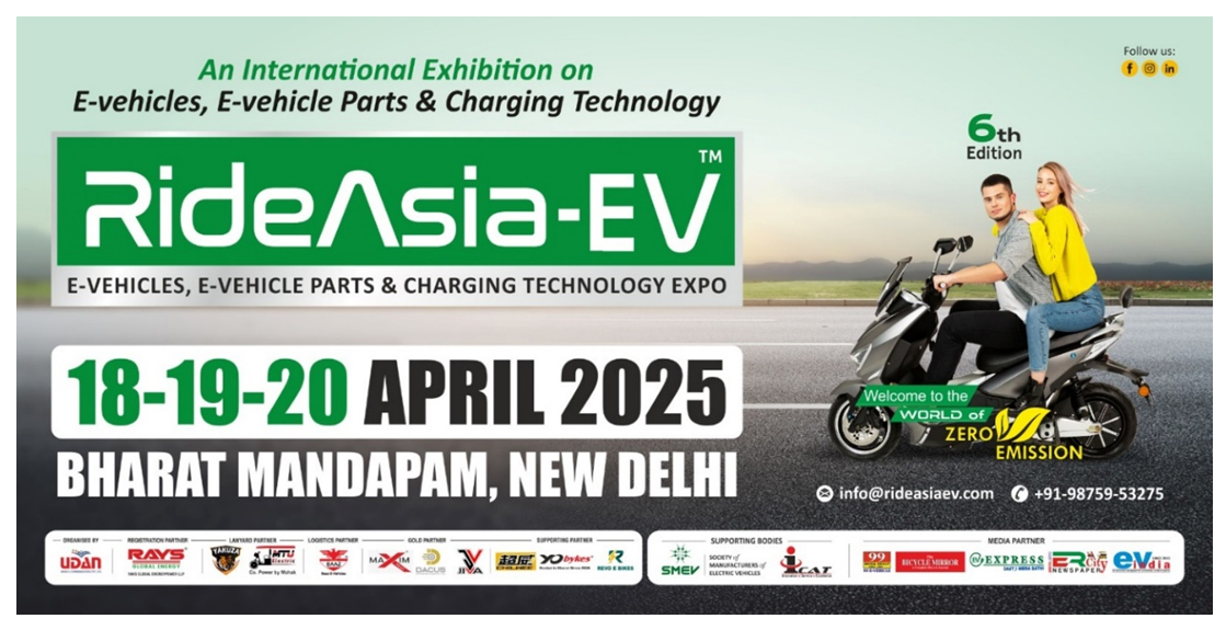 RideAsia 2025 to Showcase the Future of Electric Mobility in India.