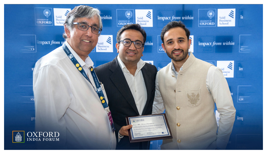 Oxford India Forum Recognizes Varun Chaudhary as a Transformative South Asian Leader at Oxford Saïd