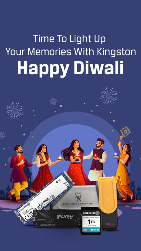 Light Up This Diwali with Kingston Technology Tech Gifts That Spark Joy