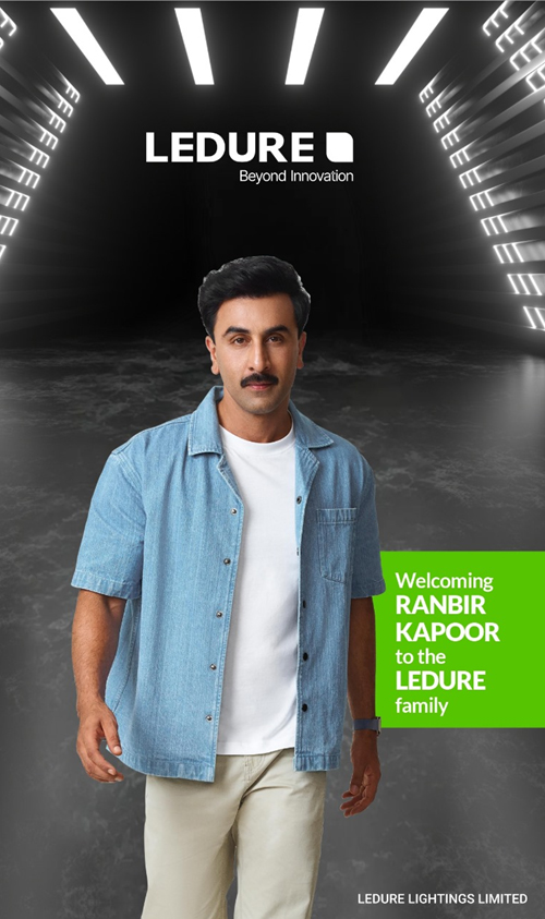 Ledure Signs Ranbir Kapoor as the Brand Ambassador to Strengthen National Presence 