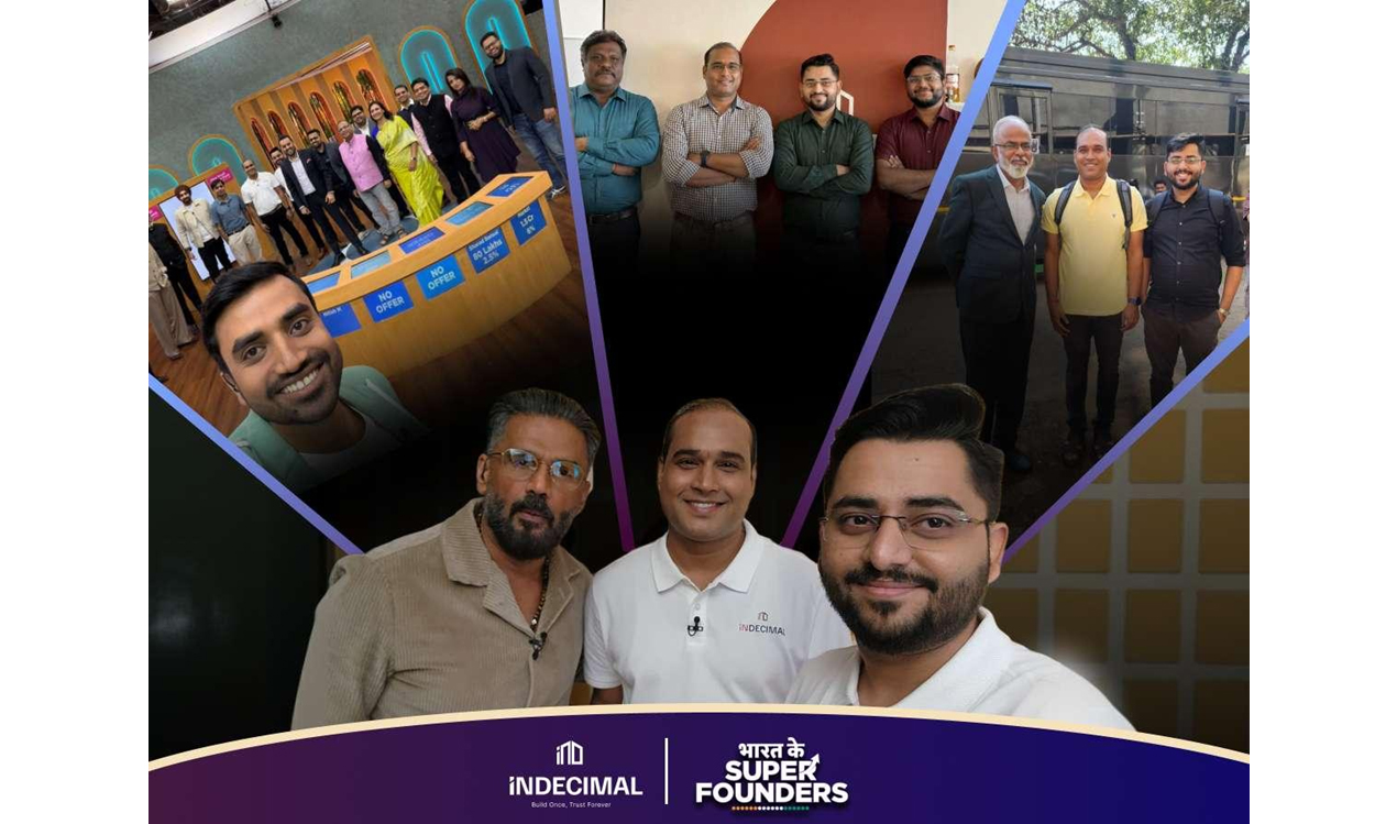 INDECIMAL, India’s first maintenance-backed construction company, Abhijit Sarkar, Utkarsh Mishra , Suniel Shetty,