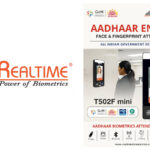 Realtime Biometrics Launches Aadhaar-Enabled  face recognition & fingerprint Biometric Attendance System T502F Mini