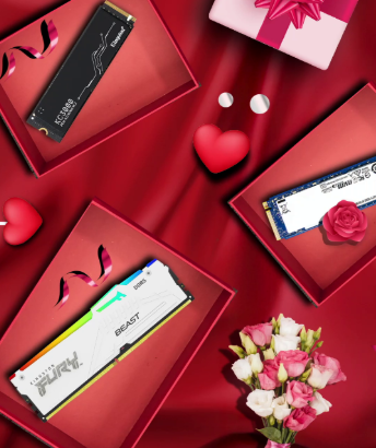 Valentine’s Day, Kingston FURY memory and SSDs, Kingston Technology, memory products and technology sol
