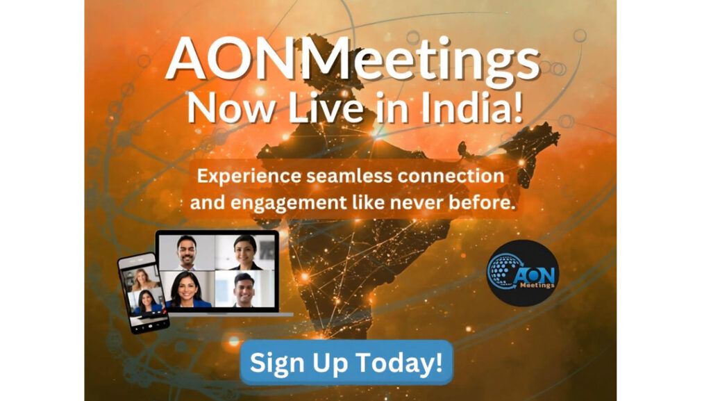 AONMeetings Launches India Operations, Six Businesses Evaluating Including $10 Billion Enterprise