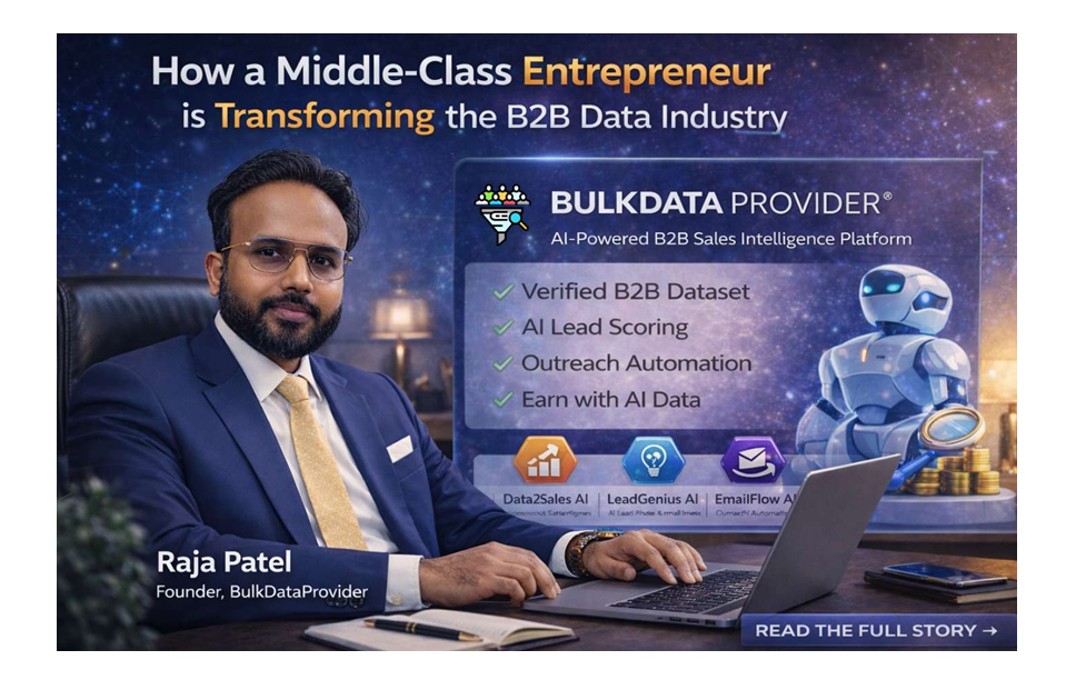 BulkDataProvider Launches AI-Powered B2B Sales Intelligence Platform as an Alternative to Global Data Providers
