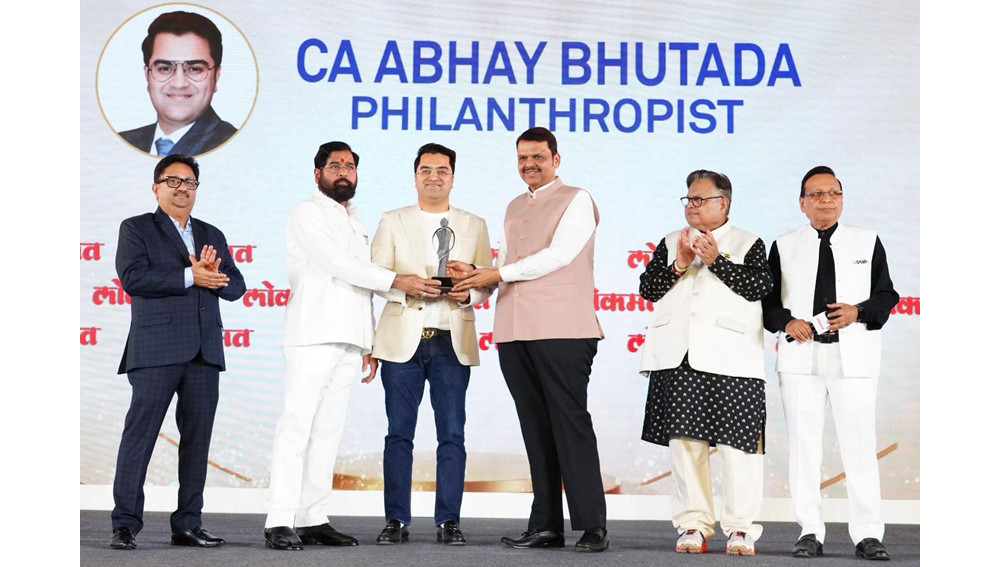 CA Abhay Bhutada Receives Philanthropist of the Year Award 2026 for His Transformative Social Efforts