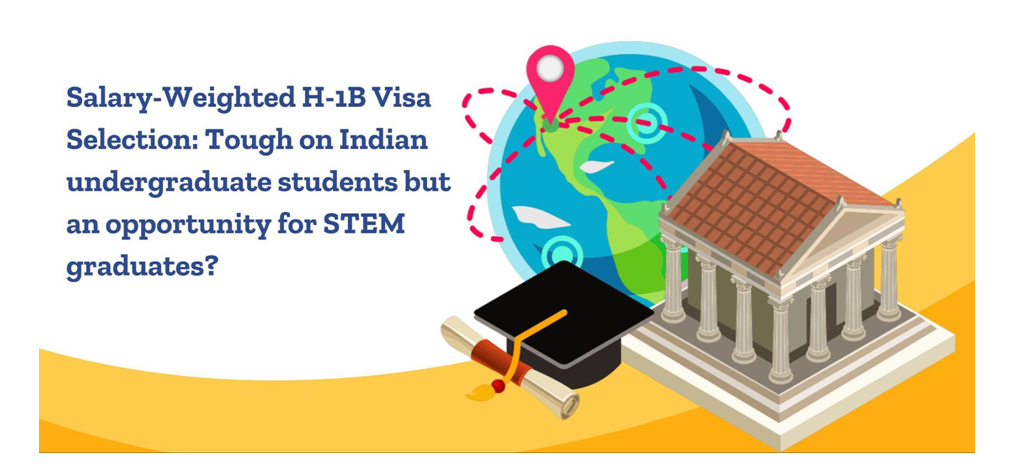 Salary-Weighted H-1B Visa Selection Tough on Indian undergraduate students but an opportunity for STEM graduates
