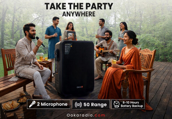 Ooka Audio DT 2 Trolley Speaker The Ultimate Portable Sound Solution.