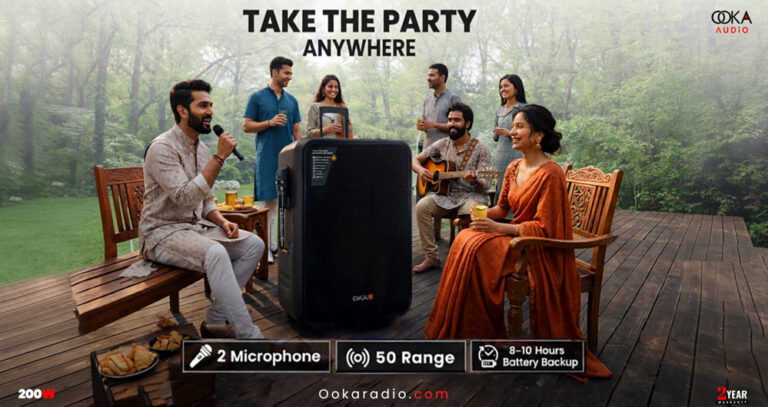 Ooka Audio DT 2 Trolley Speaker The Ultimate Portable Sound Solution.