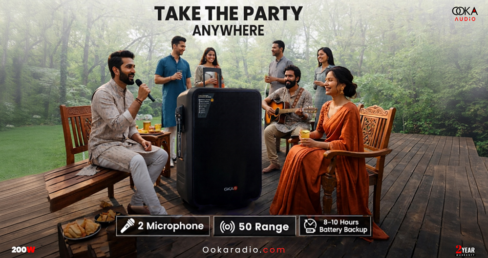 Ooka Audio DT 2 Trolley Speaker The Ultimate Portable Sound Solution.