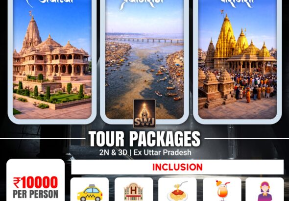 SWJ Swaraj Tour & Travels Offers Spiritual & Premium Travel Experiences Making Every Journey Comfortable.
