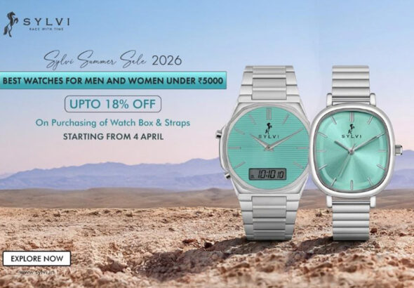 Sylvi Summer Sale 2026 Best Watches for Men and Women Under ₹5000