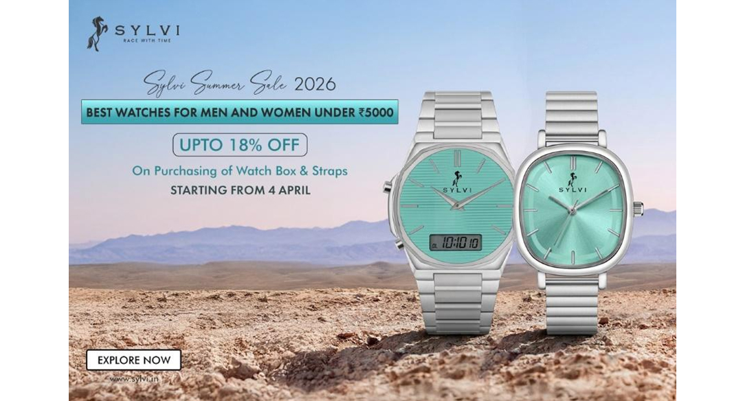 Sylvi Summer Sale 2026 Best Watches for Men and Women Under ₹5000