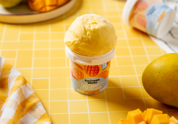 Ice Cream Works Zero Brings the Taste of Mango to Its Zero Sugar Added Range