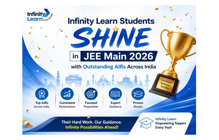 Infinity Learn Students Shine in JEE Main 2026 with Outstanding AIRs Across India