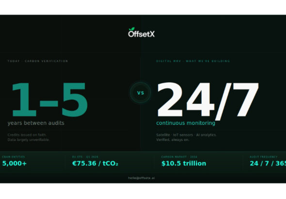 OffsetX Sets Out to Build the Data Infrastructure Carbon Markets Are Missing as EU Comp