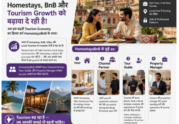 HomestaysBnB Sets Out to Transform Indian Tourism With a Trust-Driven, Opportunity-Fi