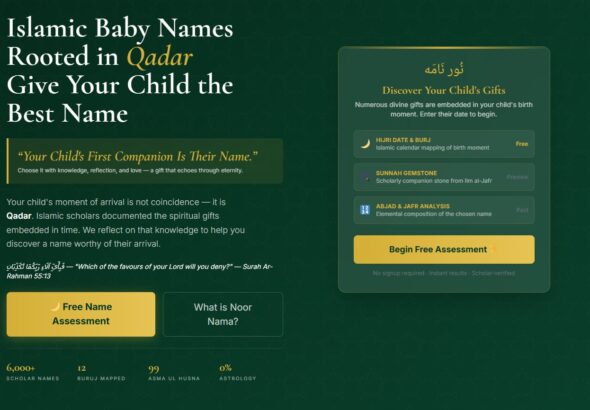 NoorNama Launches Free Islamic Naming Platform Built on Verified Arabic Meanings and Classical Scholarship