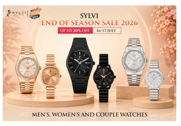 Sylvi End of Season Sale 2026, Sylvi, men's watches, women's watches,